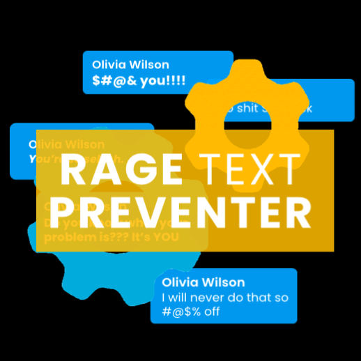 Rage Text Preventer before and after emotion translator.gif