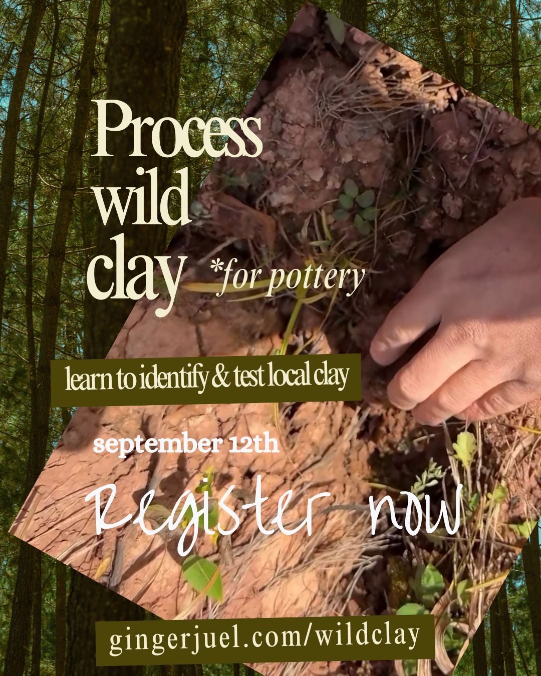 Wild Clay Processing Class