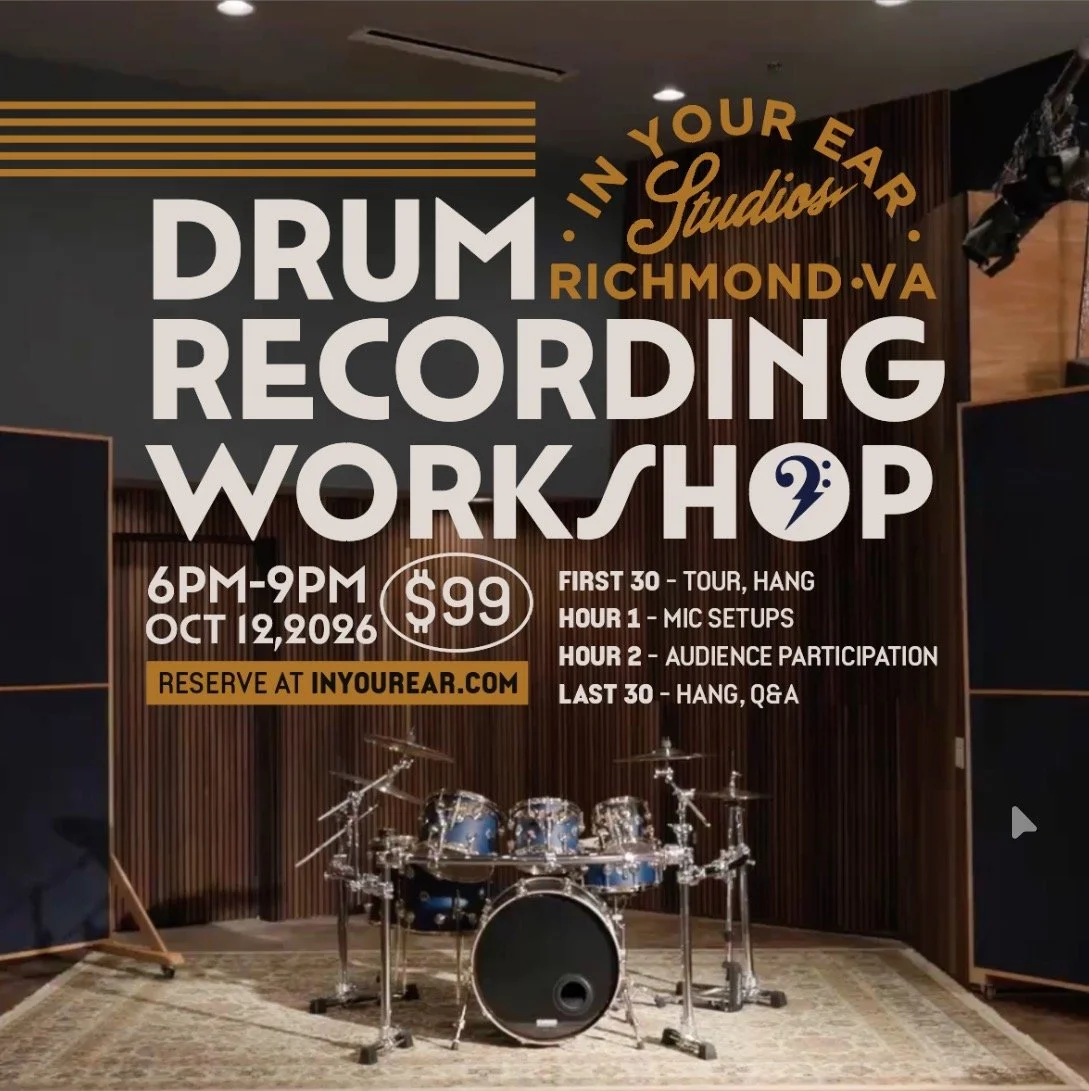 10/12 /26 Drum Recording Workshop