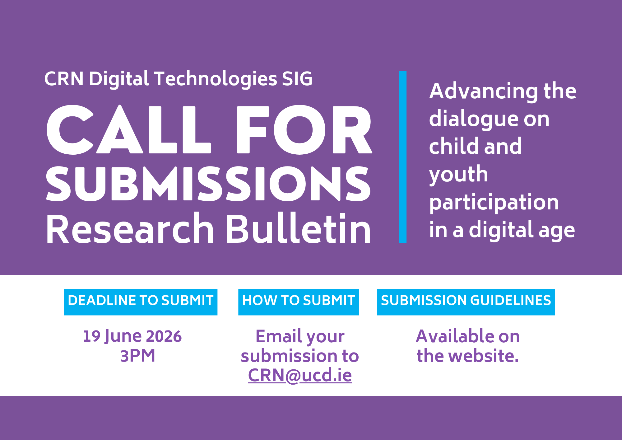 CRN Digital Technologies SIG Research Bulletin