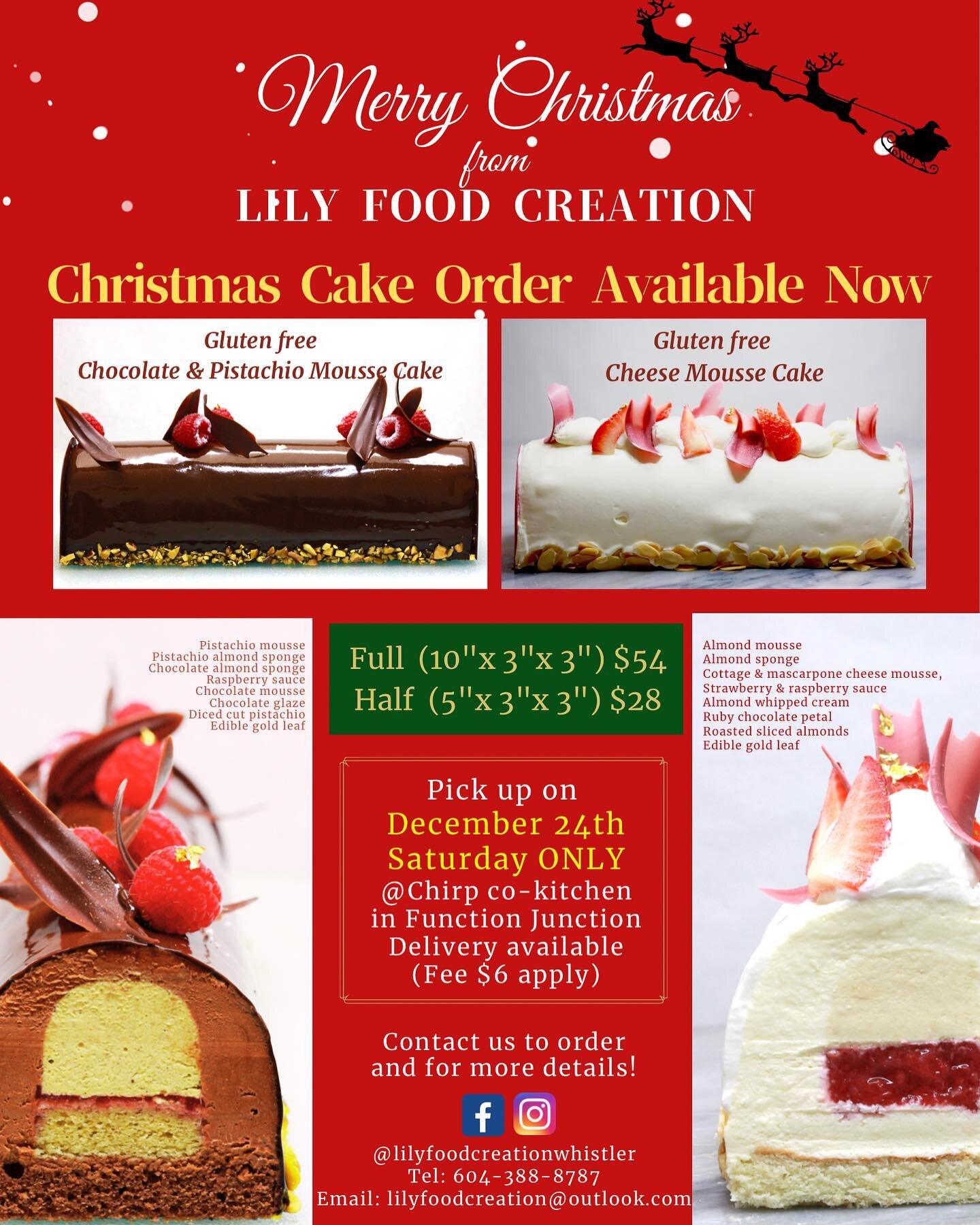 Not many left on our Cheese mousse cake🍓
They're going pretty quickly so better order soon before it's gone!!

Send us messages to order👍

Our regular cream puffs are also available on the 24th🎄

#bushdeno&euml;l #cheesemousse 
#christmascheesecak