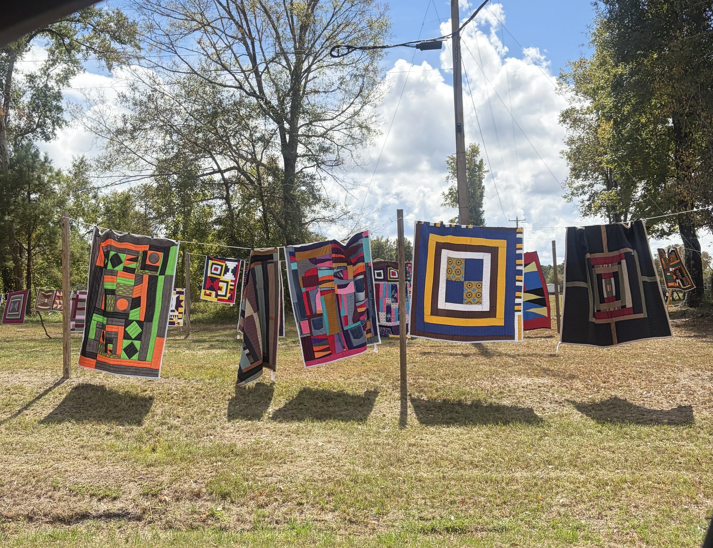Around Here: 16 Collages Sold, Antiques in the Garden &amp; Gee's Bend