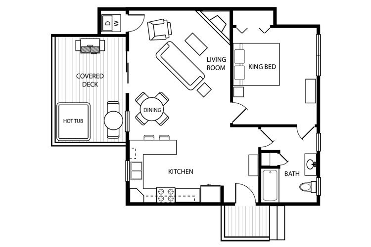 Asheville Cottage Floor Plan