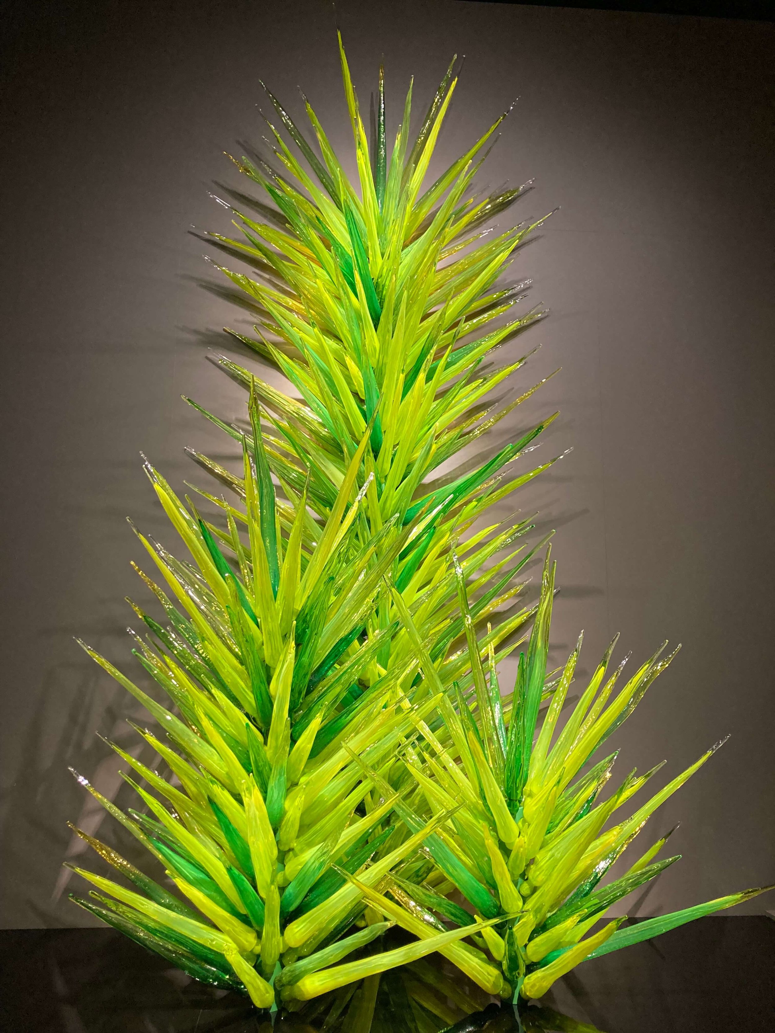 Chihuly Green Icicles Tower