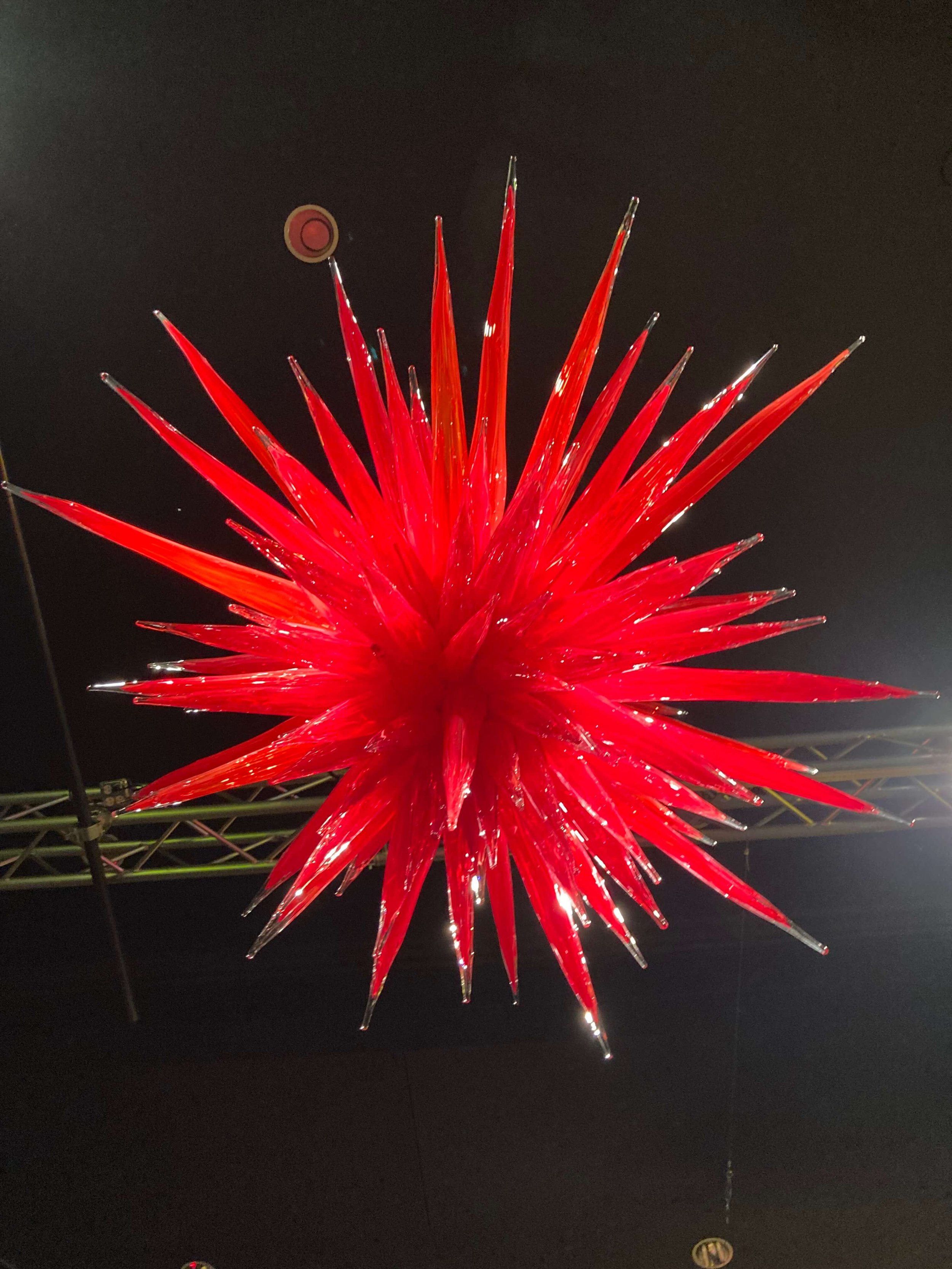 Hanging Chihuly Chandelier 