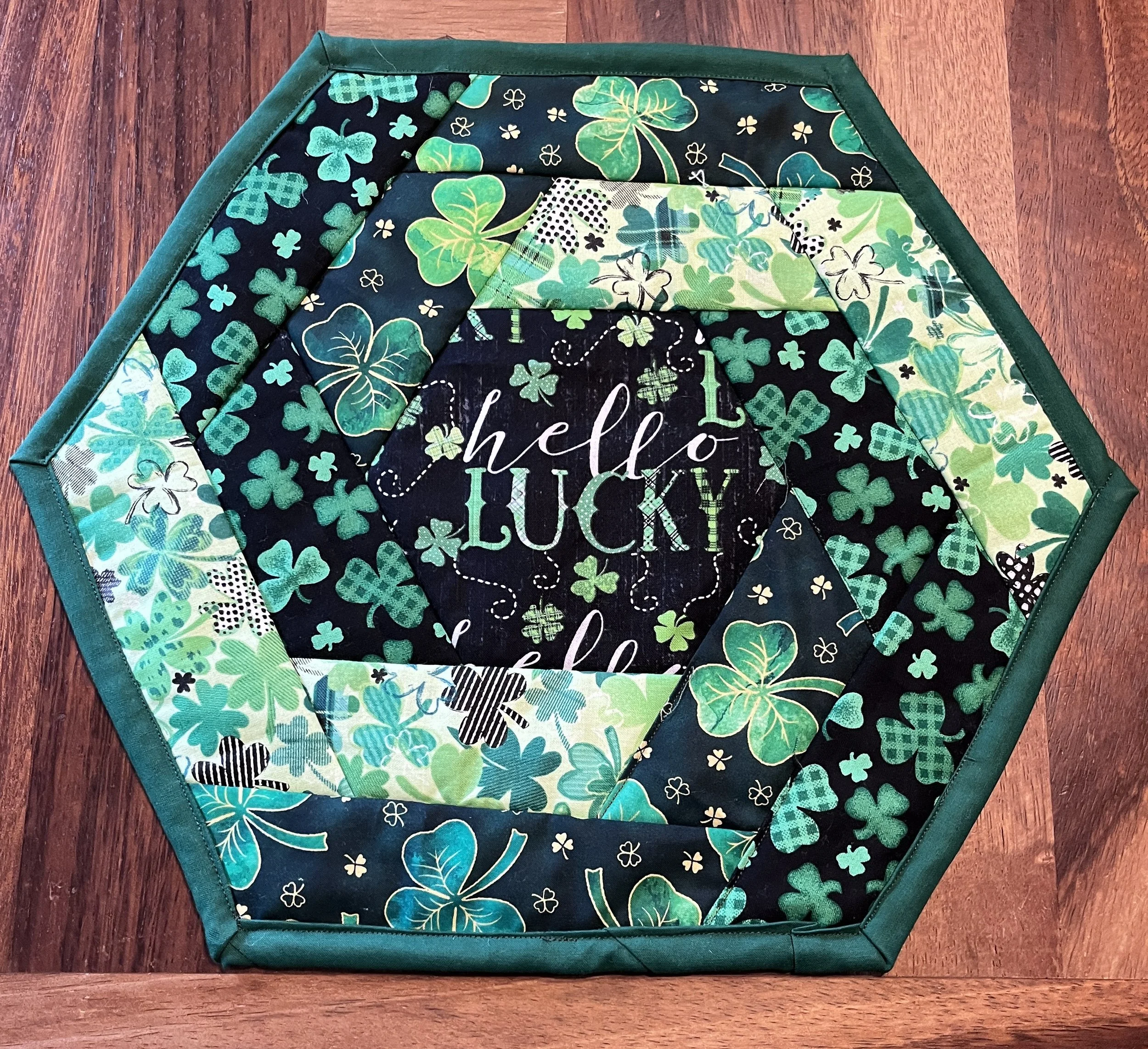 March Hello Lucky Table Topper