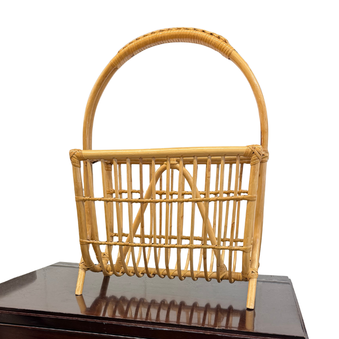 Bamboo Magazine Stand