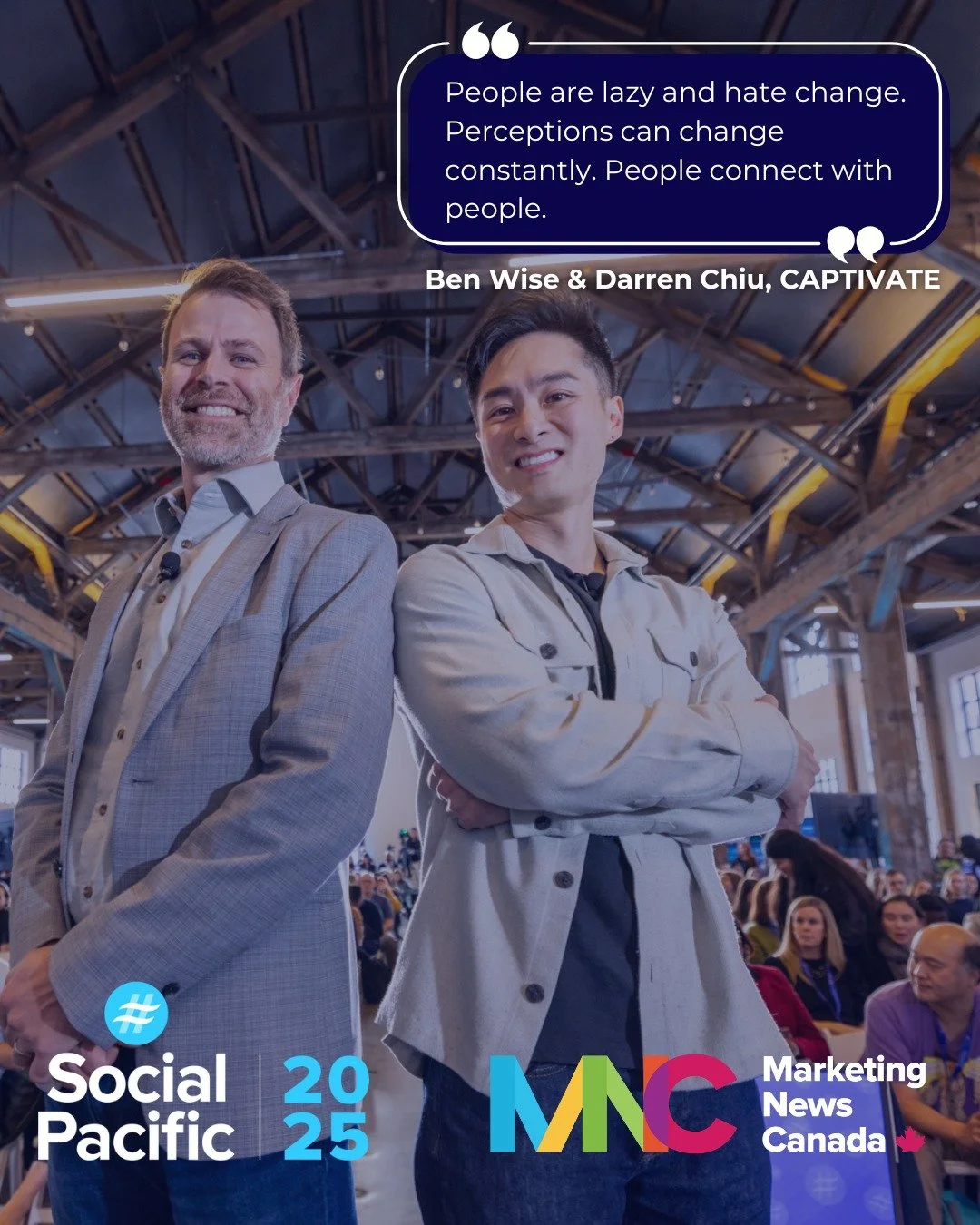 Logic doesn&rsquo;t lead the charge. Emotion does.

At SocialPacific, Ben and Darren from CAPTIVATE broke down the psychology of persuasion using the &ldquo;elephant and rider&rdquo; metaphor.

The rider is our rational brain. The elephant is our emo