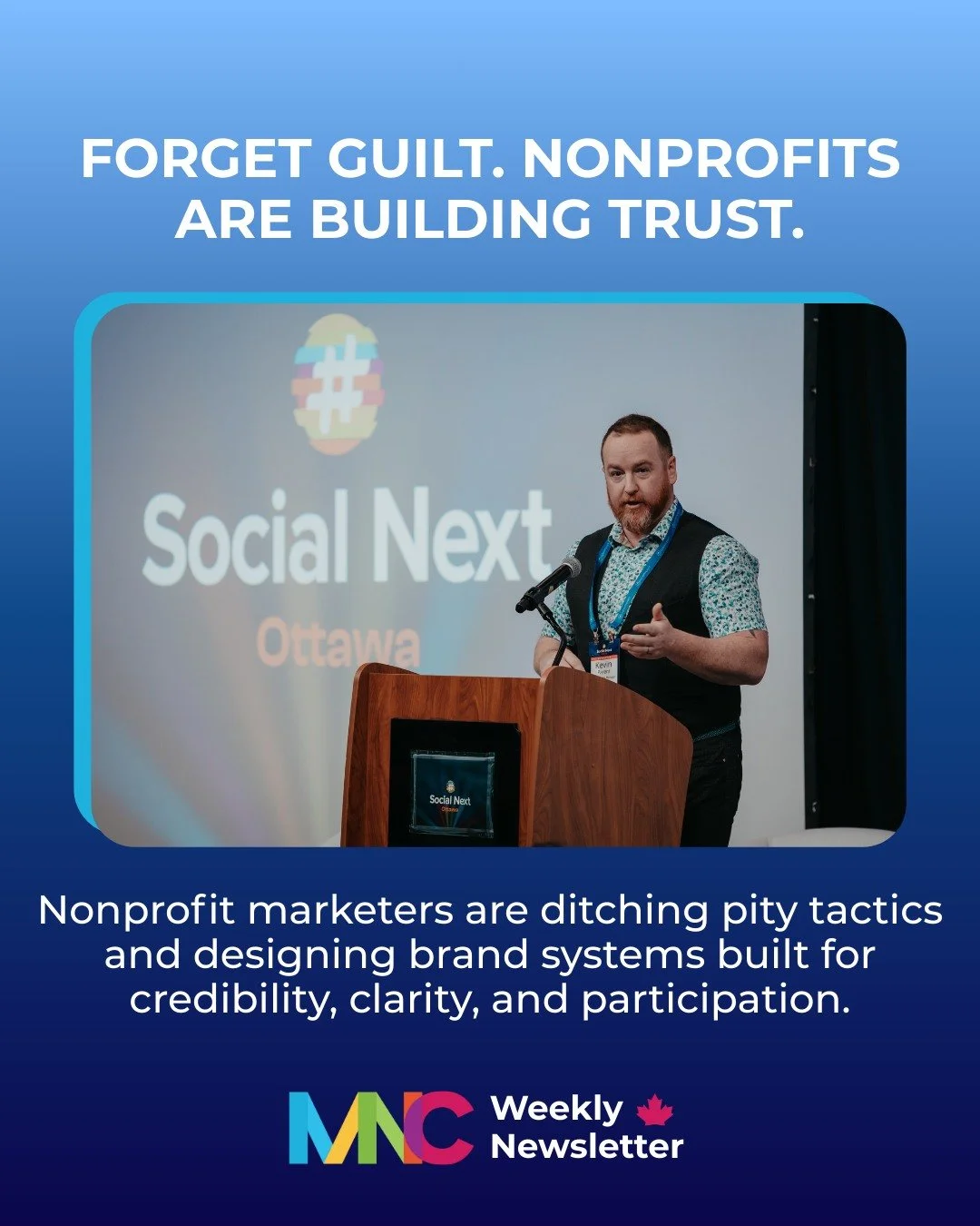 Nonprofit marketers are dropping guilt, building trust, and showing the rest of us what the next era of brand strategy looks like.

This week&rsquo;s newsletter unpacks the shift with insights from:
🍁 Daniel Francavilla on dignity-first storytelling