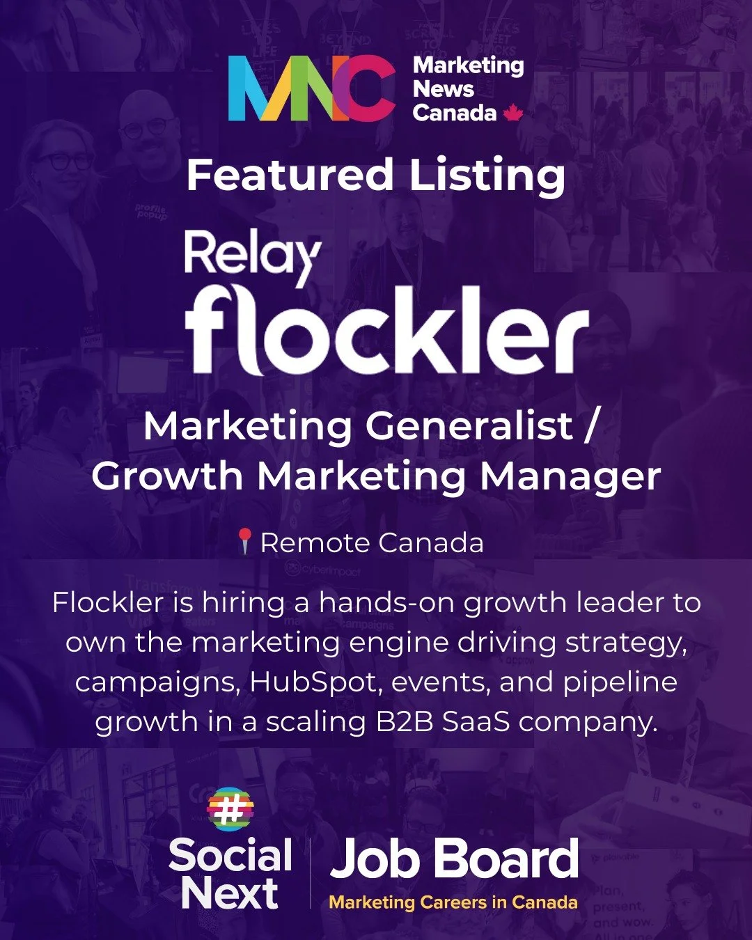 Coast-to-coast job roundup for your holiday break! 

Featured listing: Flockler is looking for a hands-on growth leader to manage a small team, run marketing ops, and drive pipeline across campaigns, events, and product launches.

Apply now on the So