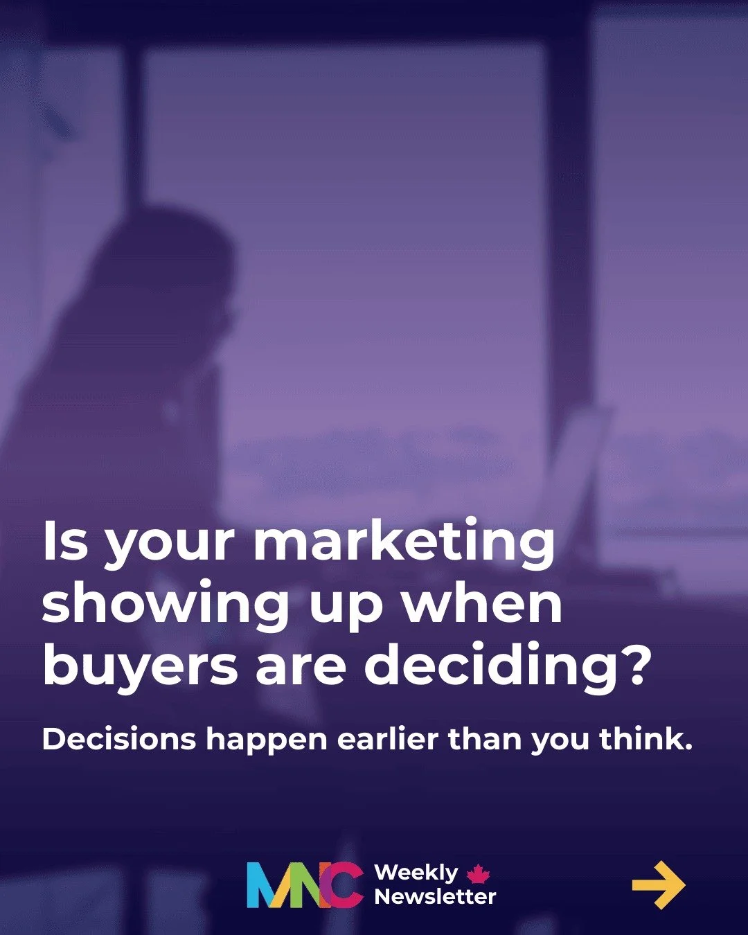 Decisions are happening earlier than you think.

Buyers are researching through AI, comparison sites, and industry content before they ever speak to sales.

Which means marketing needs to influence the research phase, not just generate leads.

Read t