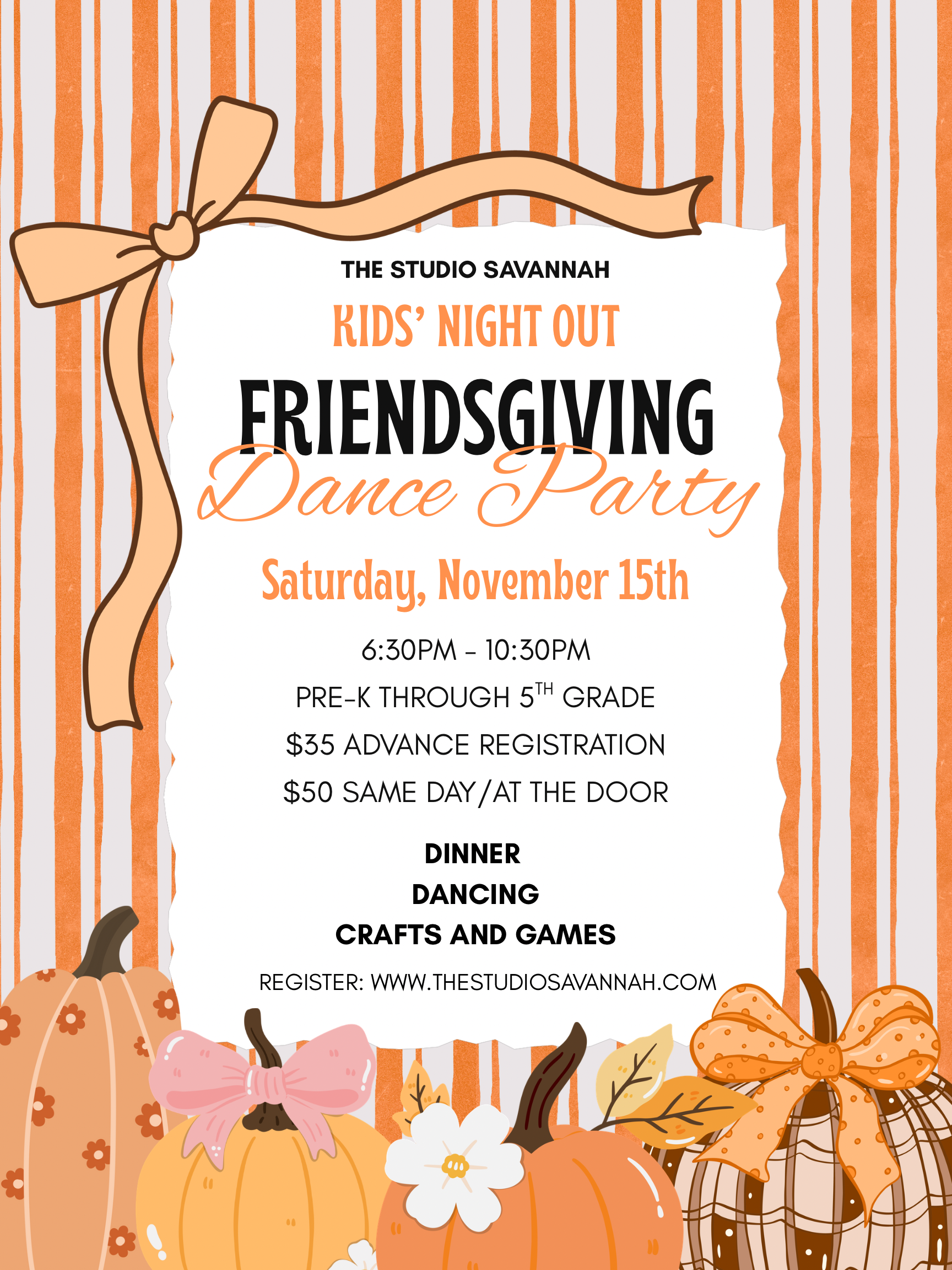 Kids Night Out: Friendsgiving Dance Party
