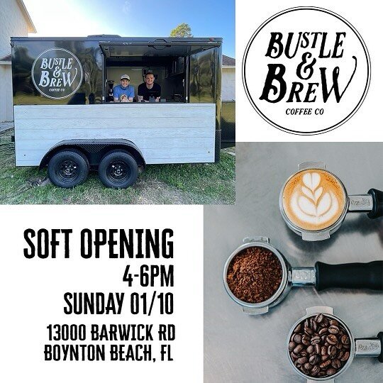 3 Years ago today, Bustle &amp; Brew had its soft opening! What a wild ride it has been since that day! Thank you to all our amazing customers who have and continue to support us! We wouldn&rsquo;t be still brewing up coffee without you!! Cheers!! ☕️