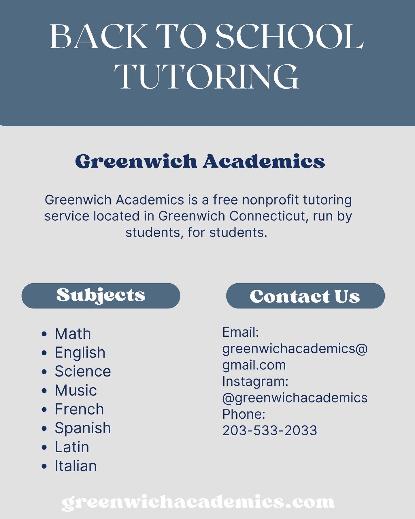 Happy back to school week! 
If you or anyone you know is looking for a tutor for this upcoming school year don&rsquo;t hesitate to reach out.
If you&rsquo;d like to apply to be a tutor, please find the application page on our website.
And don&rsquo;t
