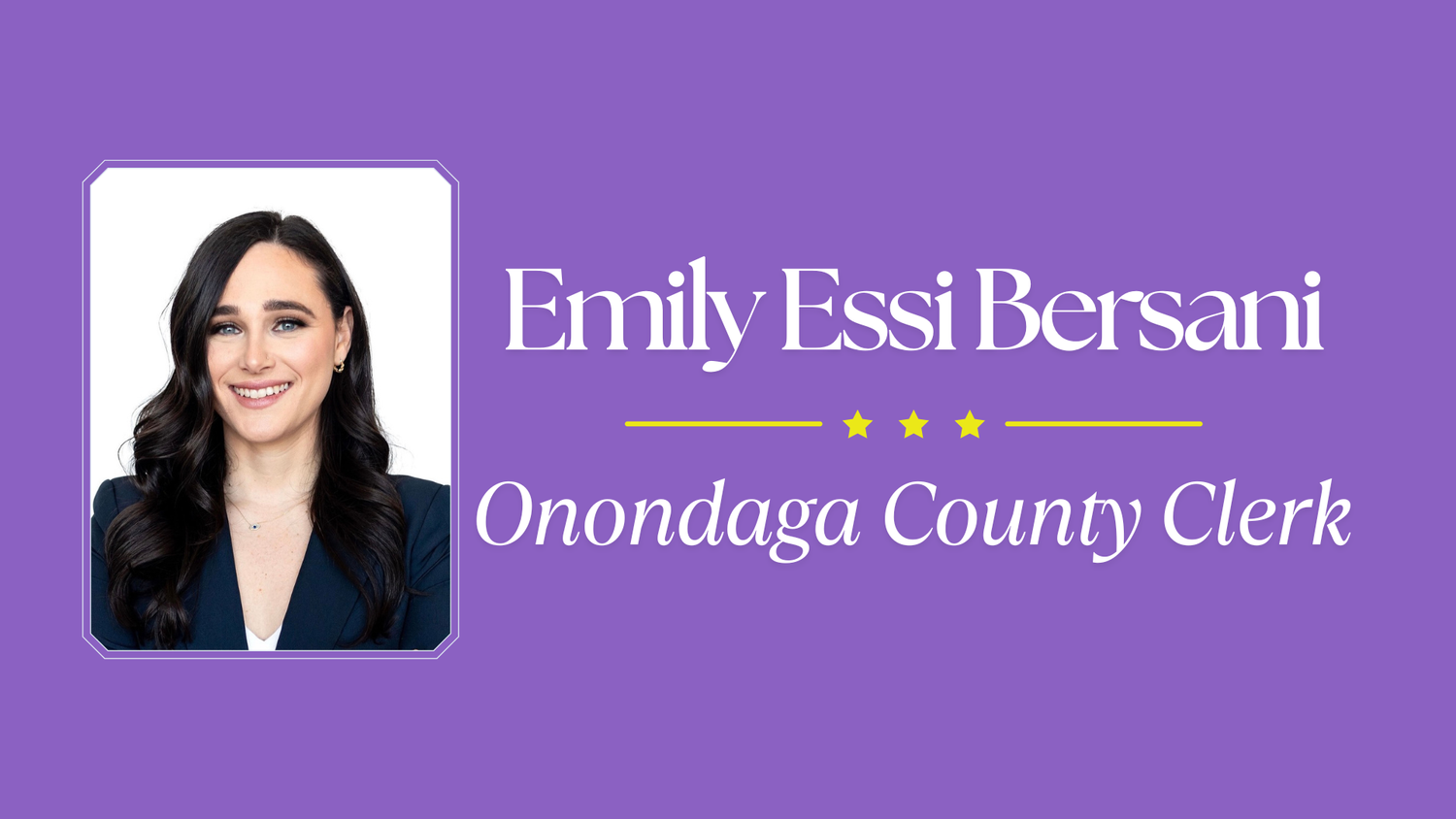 Emily Essi for County Clerk
