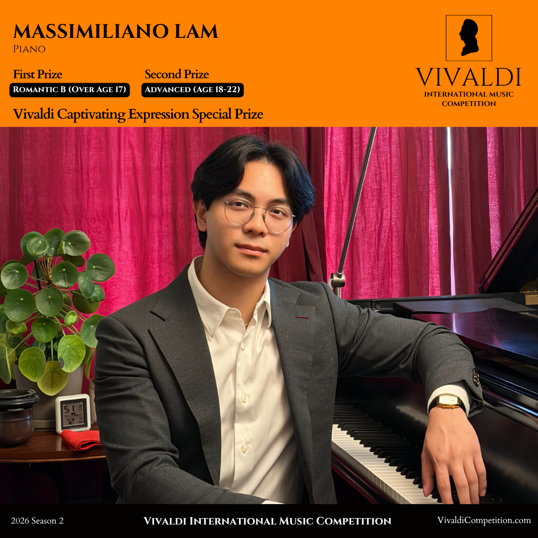 Carrying the Music Forward: Celebrating Massimiliano Lam at the Vivaldi International Music Competition 2026