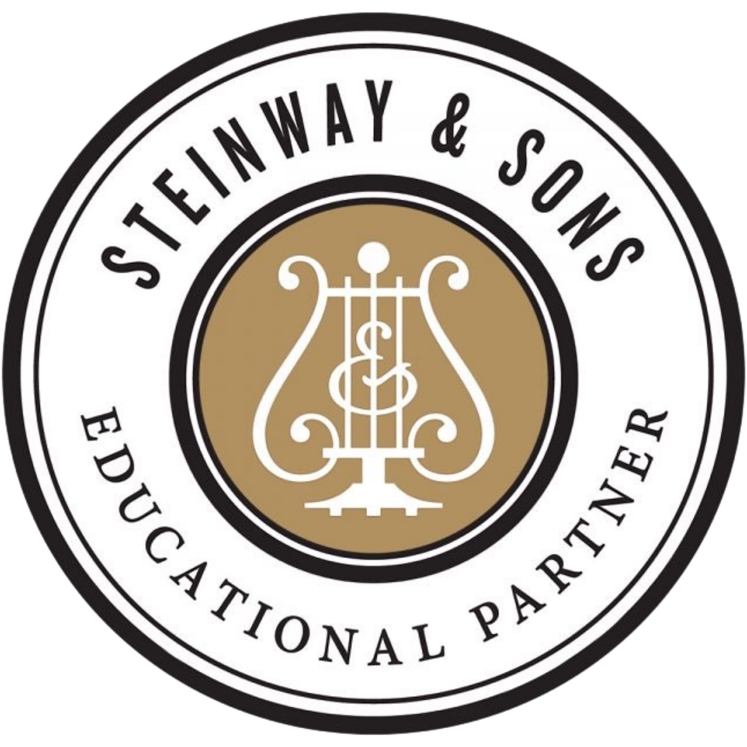 Steinway & Sons Educational Partner logo certificate presented to our teacher Kyle Doan of Kyle Music School & Entertainment
