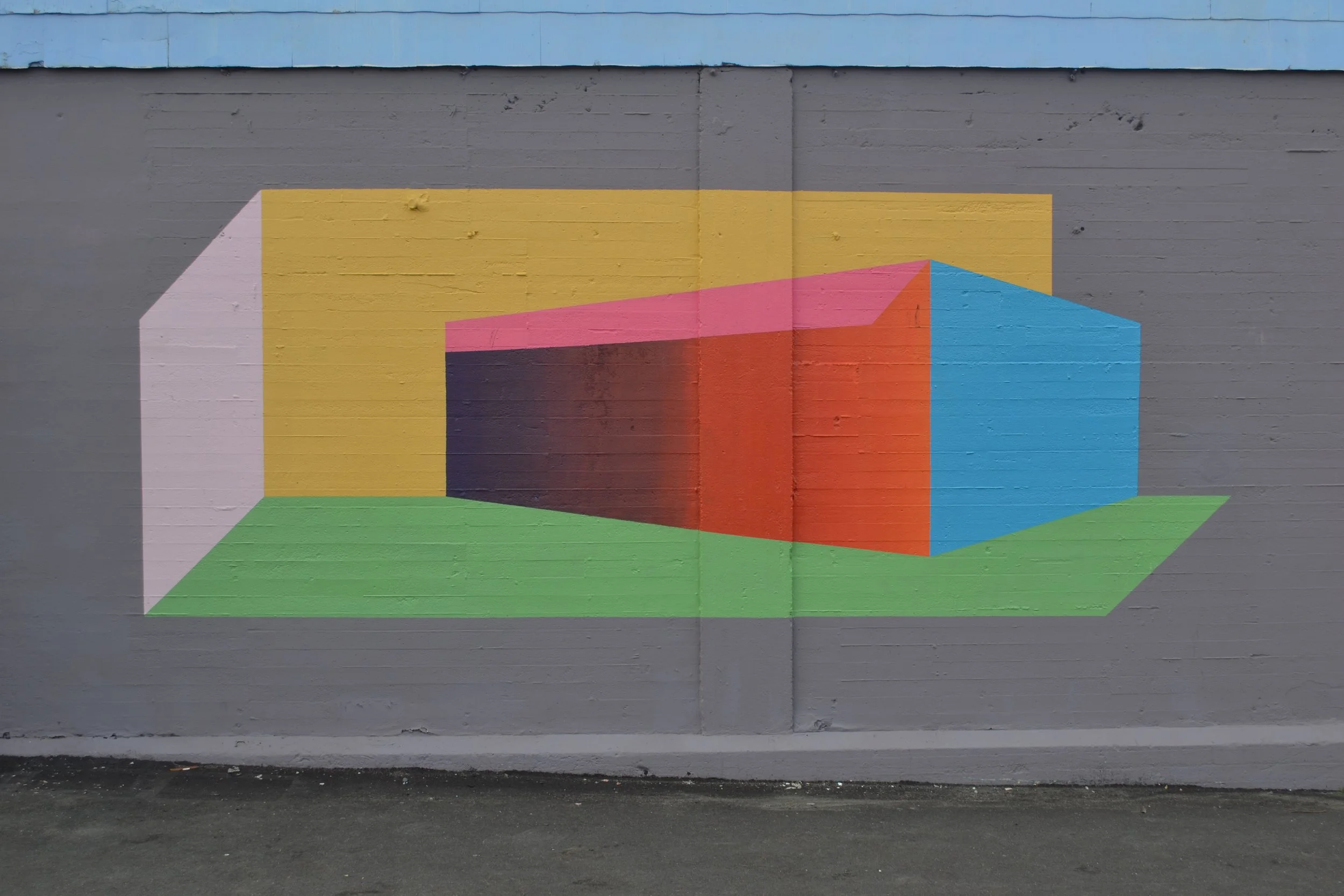 Painting the HOLD FAST 2017 Mural