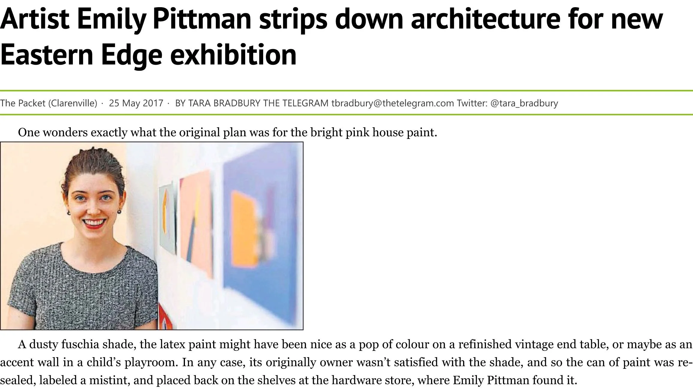 Press Feature: The Telegram