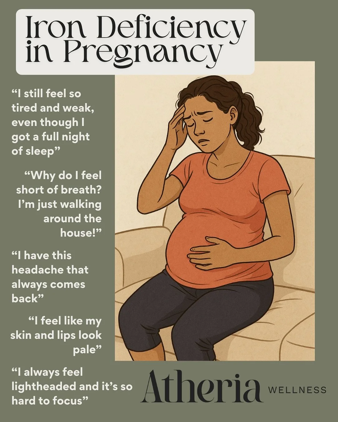 Did you know? 🤰
Iron deficiency is the most common nutritional issue during pregnancy &mdash; but it&rsquo;s preventable!
✅ Eat iron-rich foods
✅ Pair with vitamin C for better absorption
✅ Ask your doctor about supplements
✅ Consider a Iron Infusio