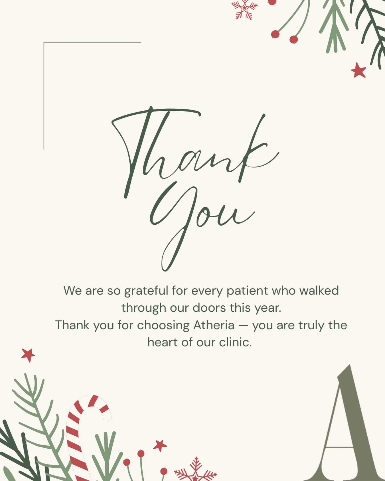 We&rsquo;re honored to be part of your journey.
Thank you for choosing Atheria. &hearts;️

#atheriawellness #torontowellnessclinic #ironinfusionstoronto #wellnessinfusionstoronto #atheriatoronto