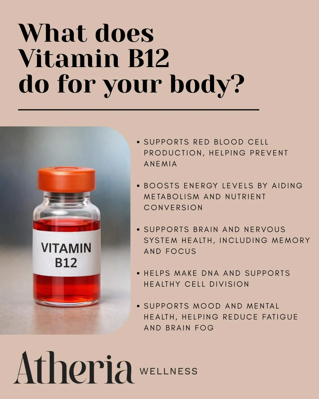 2026 starts here &mdash; with energy, clarity, and feeling good in your body again ✨💪🧠
This month is all about supporting your wellness from the inside out 🌿💫

Book your B12 or Vitamin D Injection today. 

#atheriawellness #VitaminDInjectiontoron