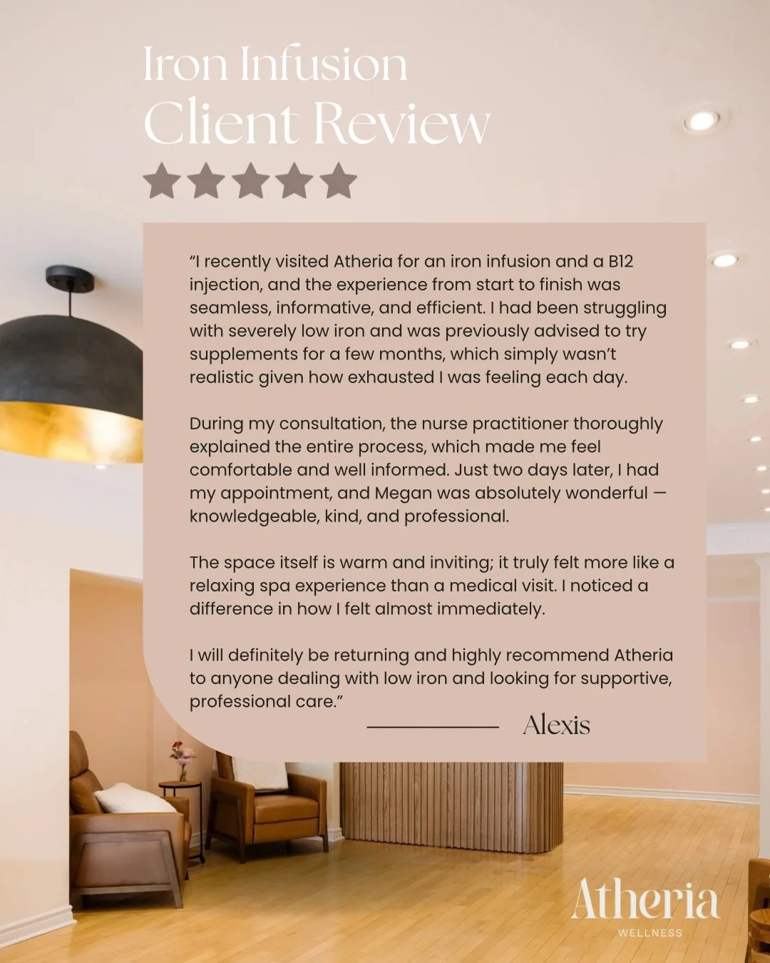 &ldquo;I didn&rsquo;t realize how much low iron was affecting me.&rdquo; 
This is something we hear often 🤍

Sometimes wellness isn&rsquo;t about doing more &mdash; it&rsquo;s about restoring what&rsquo;s missing ✨

We&rsquo;re grateful for the pati