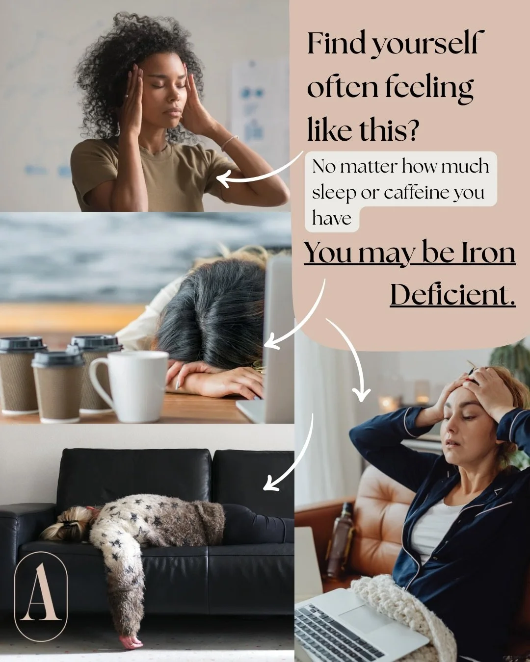If you&rsquo;re waking up tired&hellip; 😴
Dragging through your day&hellip;
And needing caffeine just to function&hellip; ☕️

It might not be burnout.
It might be your iron.

Iron deficiency is incredibly common&mdash;especially in women&mdash;and o