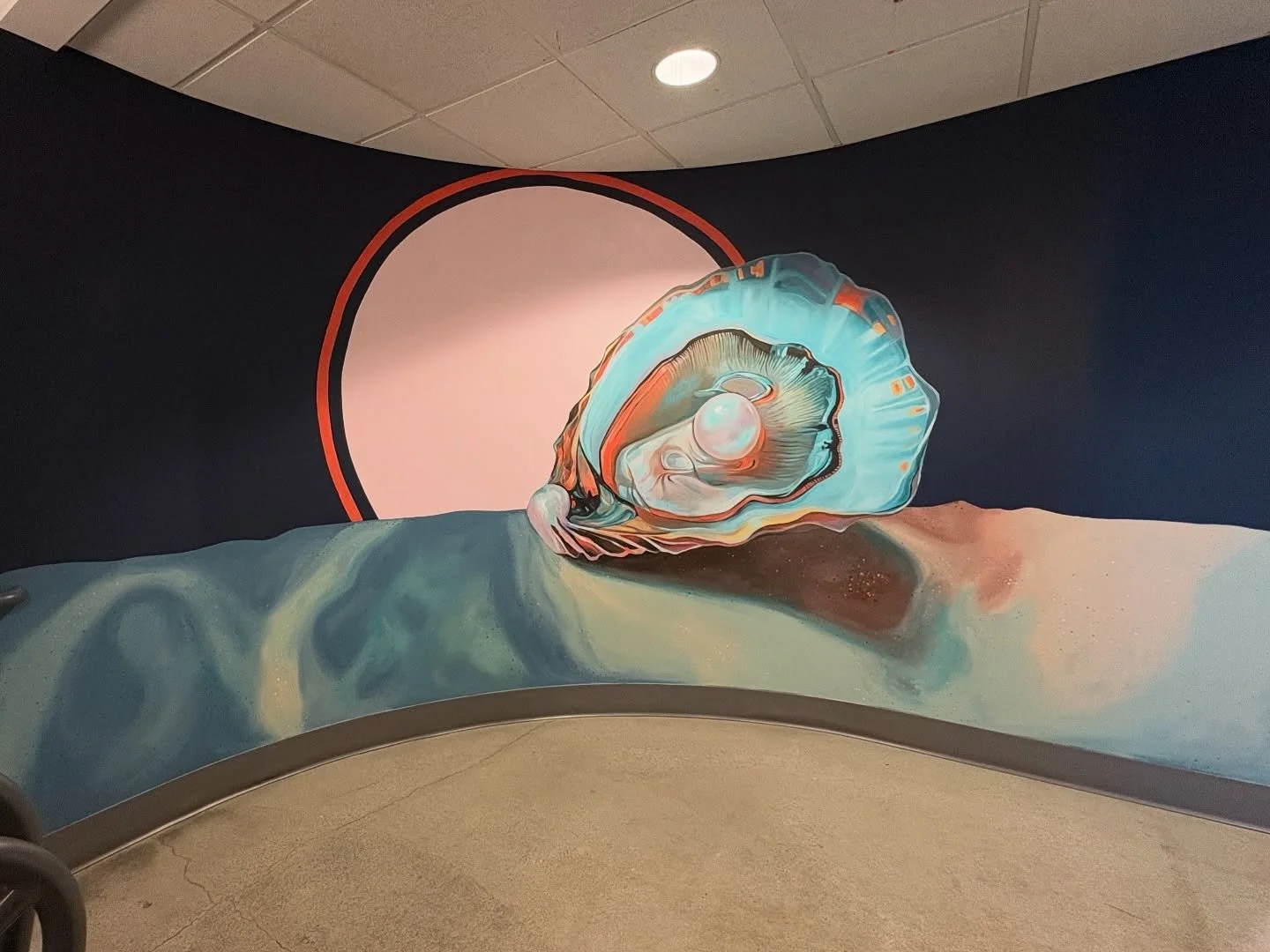 Recently finished up this lovely mural at @mdk.legal This was quite literally the most calming project I&rsquo;ve worked on all year. A huge thank you to their team for inviting my back to work on this project!!! Always a joy ❤️❤️❤️

I have a few wee