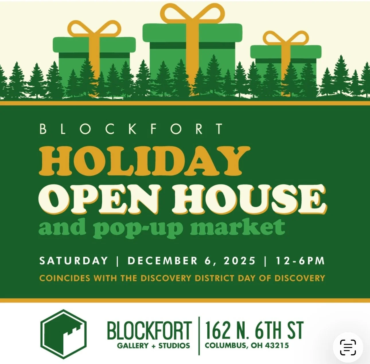 Come by tomorrow for the @blockfort Holiday Open House! I have tons of work for sale, as well as prints and other little gifts. All paintings are 15-25% off during the sale! I will be posting some of them to my story today for presale!! Come by and s