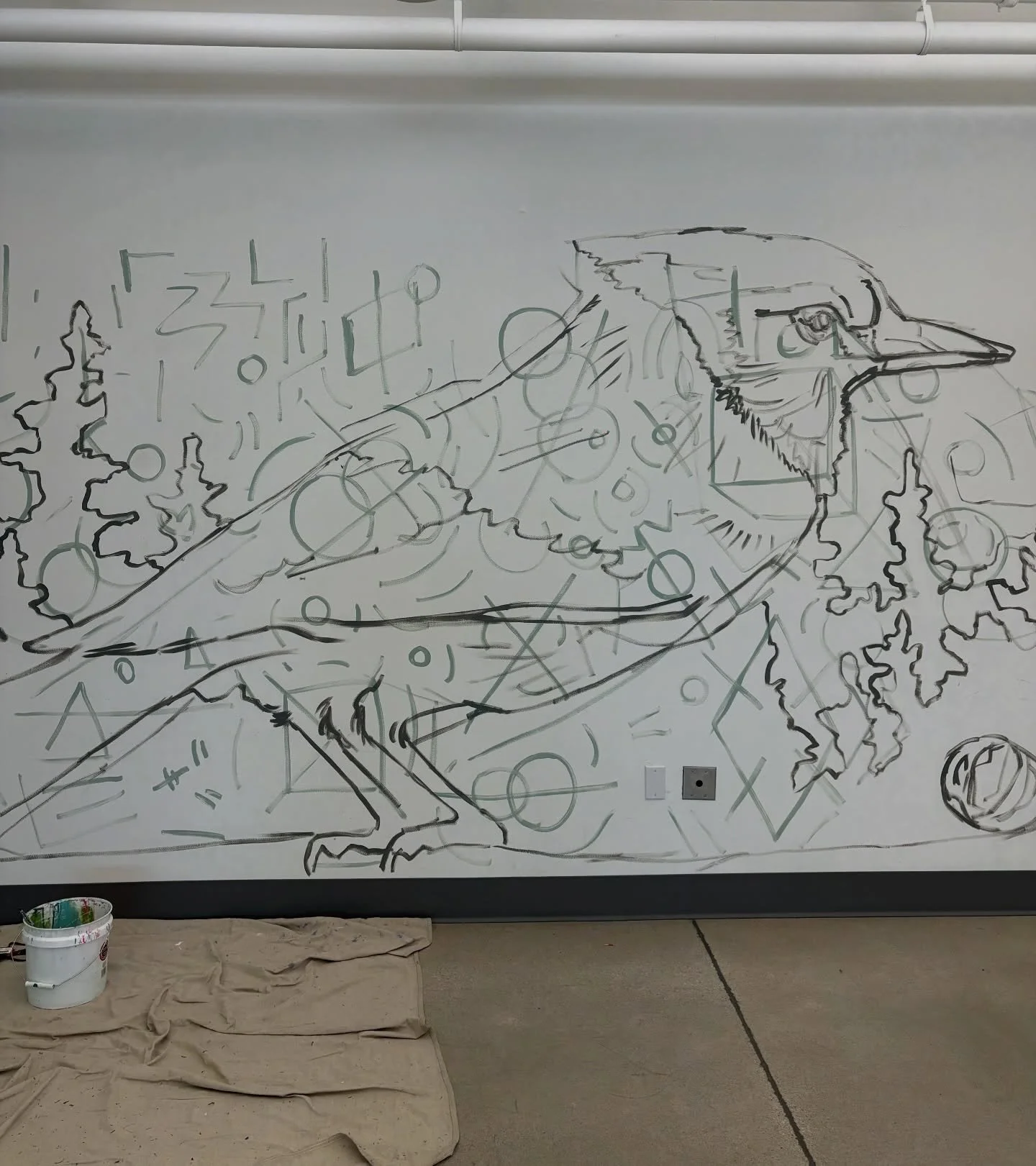 Getting going on my last project of 2025!!! 🐦&zwj;⬛more birds