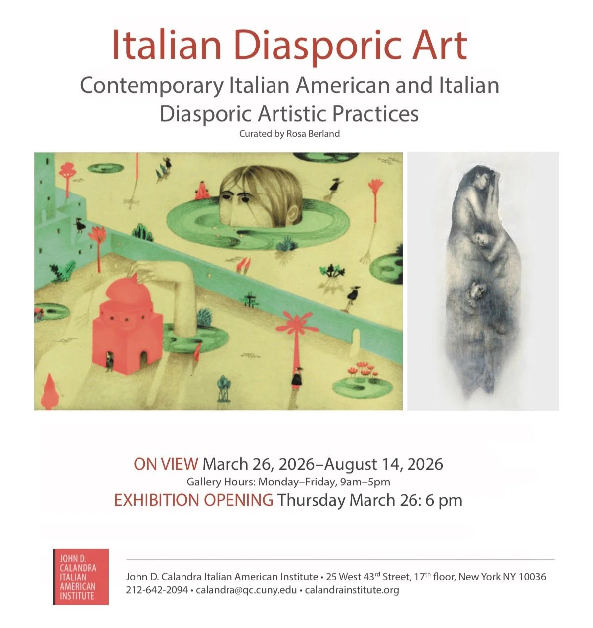 Heading to NYC 🍎 for an incredible exhibition @calandra.institute . I am so excited and honored to be part of this exhibition exploring contemporary Italian American art, and I am beyond grateful for the chance to share my little piece of history wi