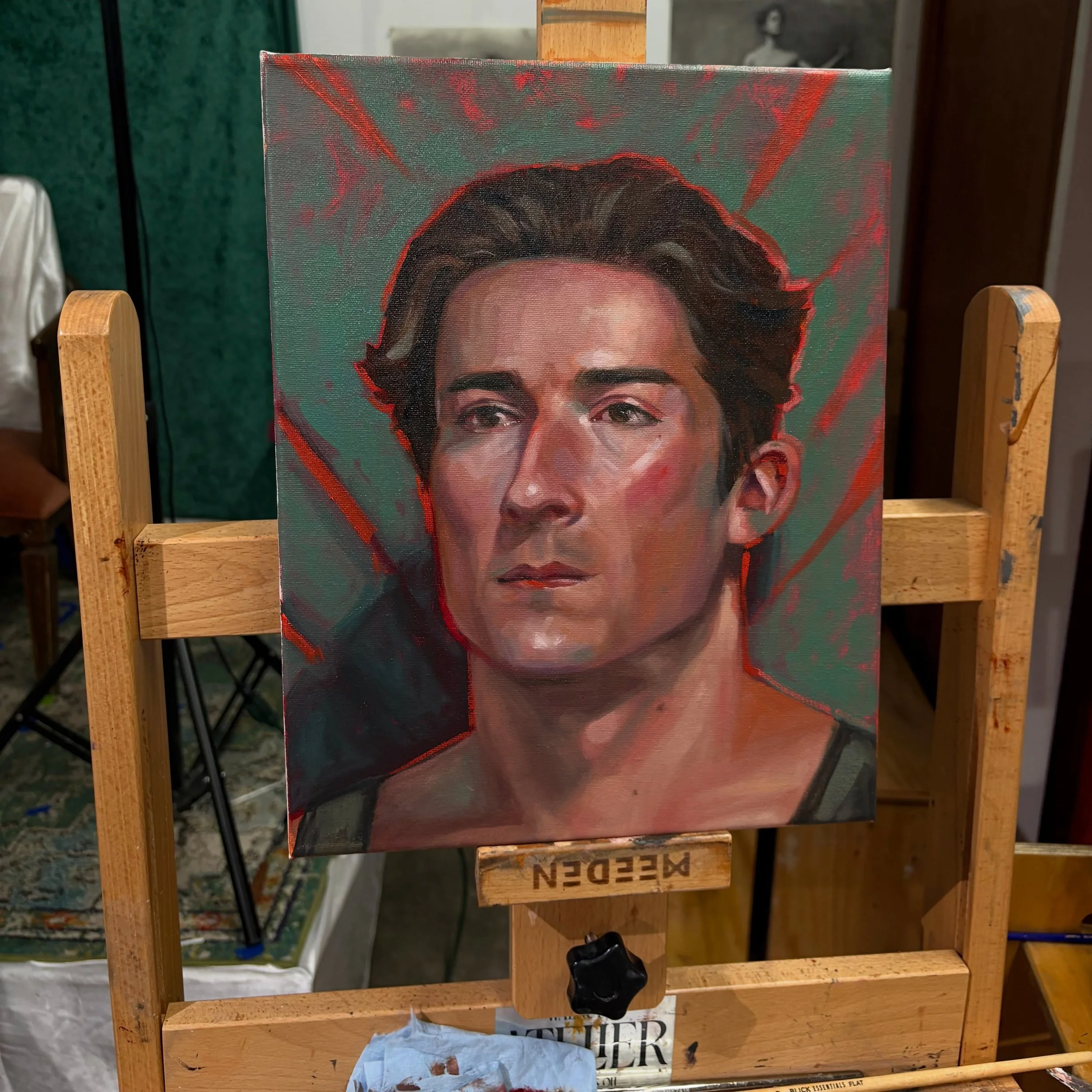 Last class session with @walnutstreetatelier ! Such a fun experience. It&rsquo;s so nice just painting from life again instead of having a specific goal or deadline. 

#oilpainting #allaprima #painting #oilpaintingartist