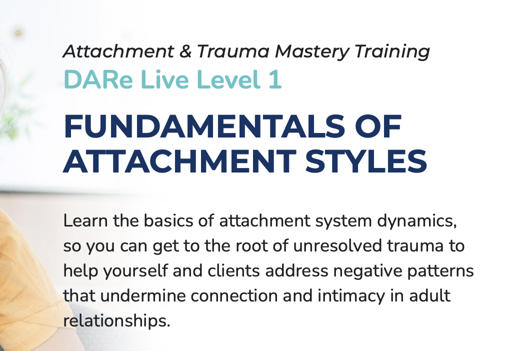 DARe Attachment Healing Training