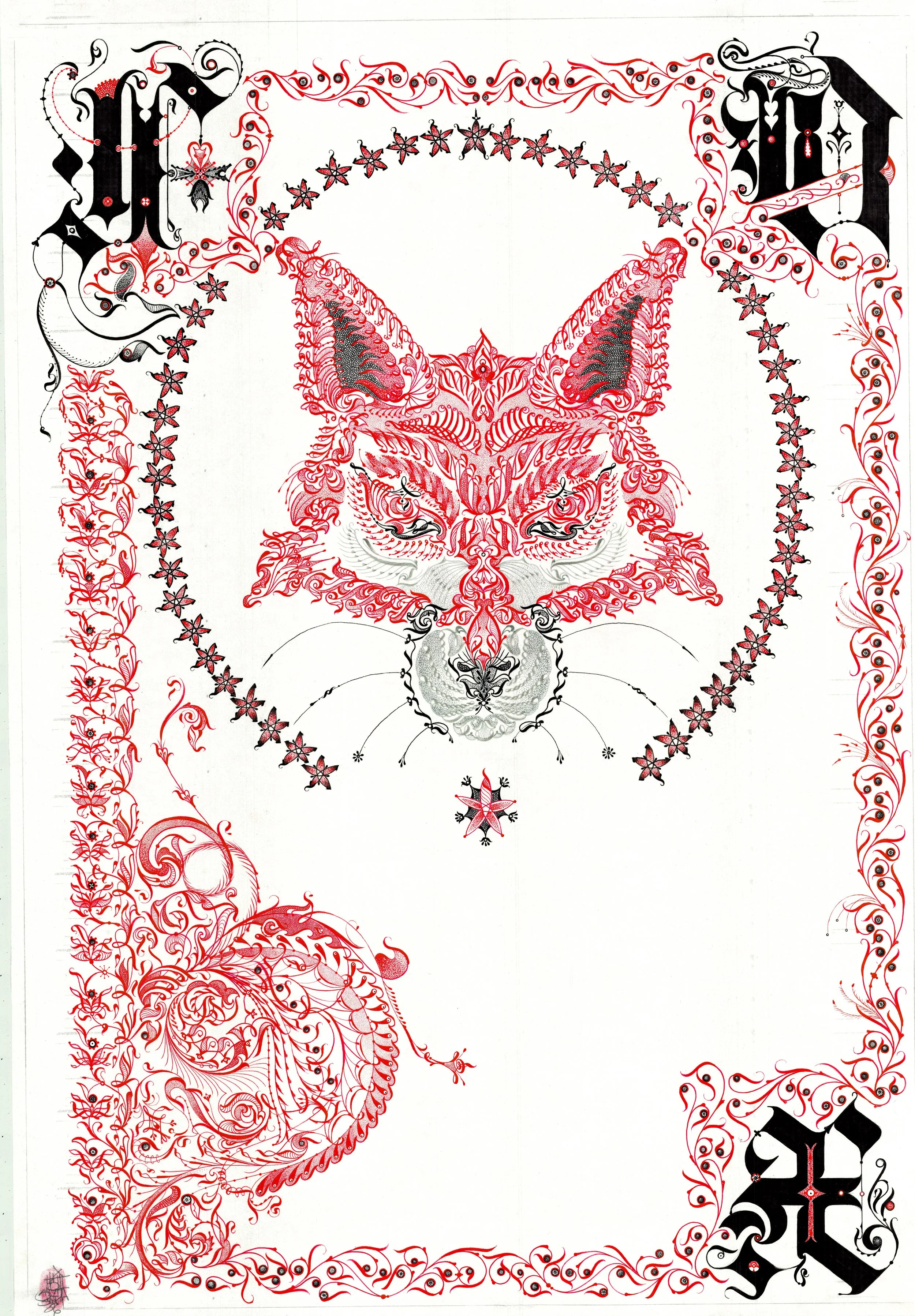 Kitsune ( A Gift)
27 x 39"
2026
Private Commission