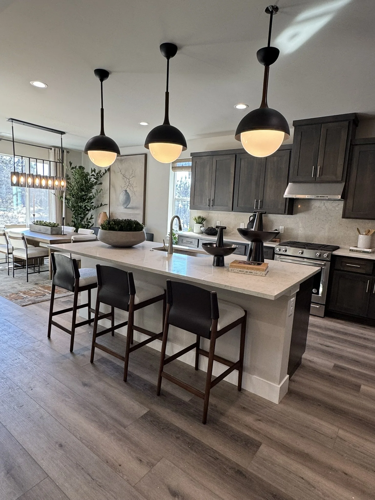 transitional and rustic kitchen remodel drawn by interior designer and architectural designer jennifer of morehouse crafted interiors in long beach