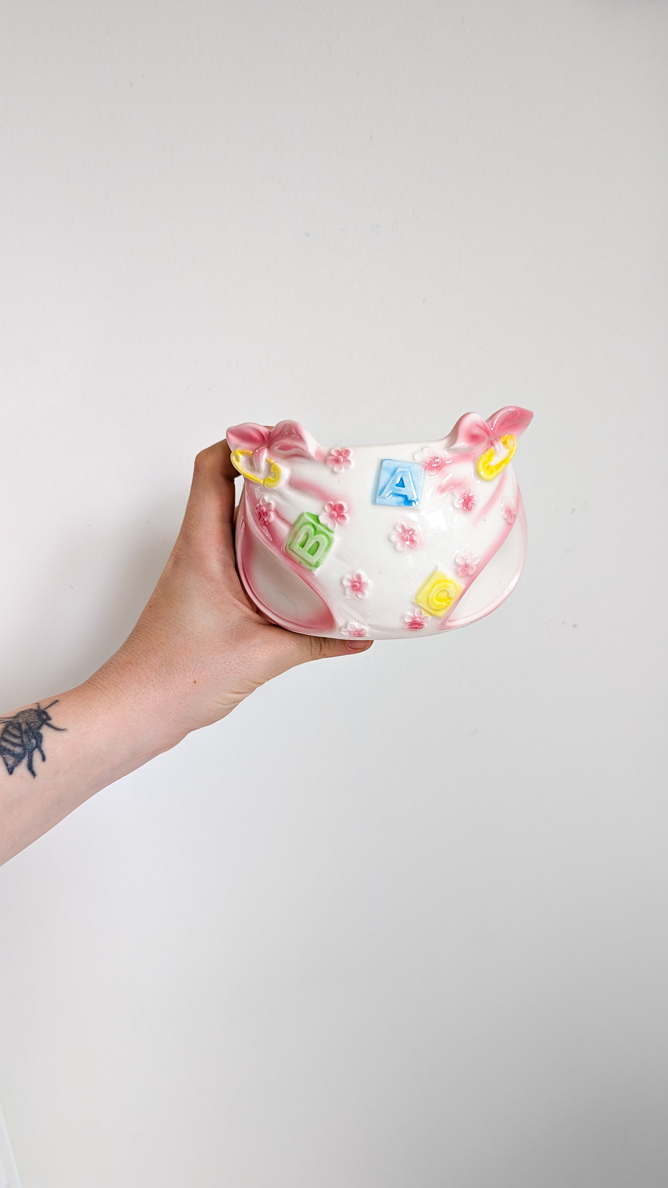 Ceramic Kitsch Diaper Planter VINTAGE