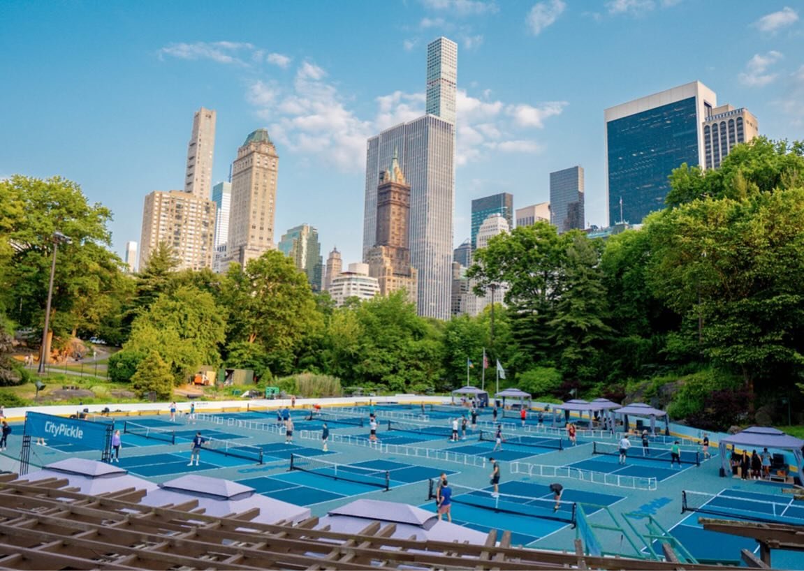 @citypickle at @wollmanrinknyc is back! 
CityPickle at Wollman Rink is in partnership with Wollman Park Partners &mdash; a joint venture between Harris Blitzer Sports &amp; Entertainment, Related Companies, and Equinox &mdash; which offers an energiz
