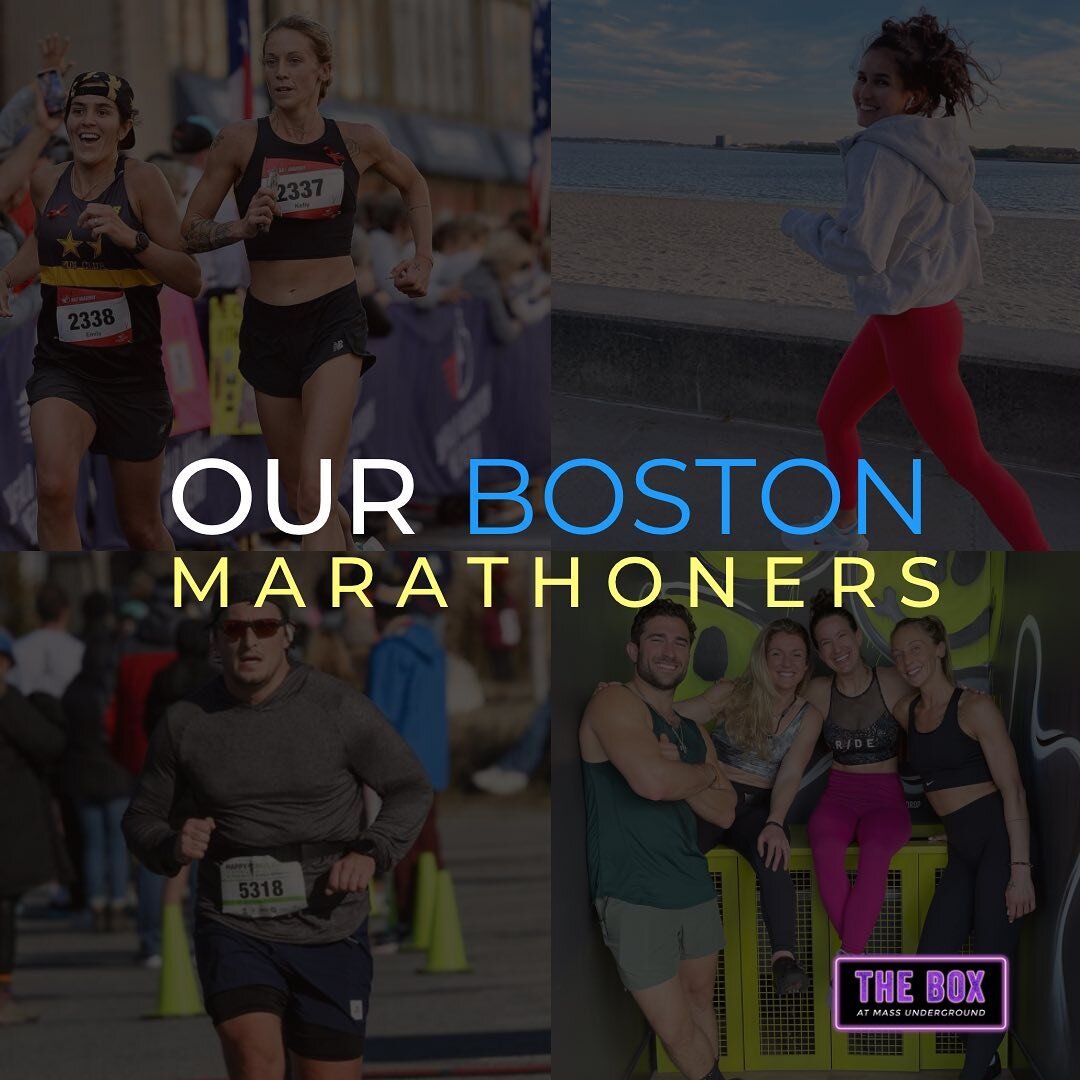 We are fired up to cheer on these athletes as they cross the finish line later today! They inspire us not just today but everyday to show up, work hard and never settle for anything but greatness💛💙

#bostonmarathon #marathon #runners #training #mar