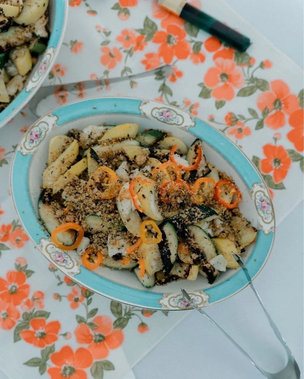 Grilled summer squash & halloumi | photo by Katherine Keenan