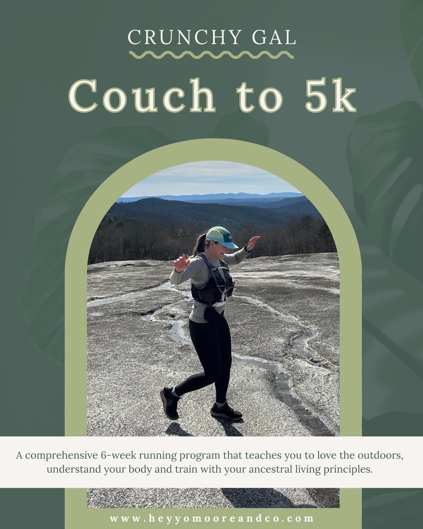 Crunchy Gal Couch to 5k kicks off with my workout members TOMORROW! Monday, April 15 🏃&zwj;♀️ 

but you still have the chance to join just the run challenge by April 23 by purchasing my Crunchy Gal Couch to 5k eBook on my website! 📖 

CRUNCHY- more