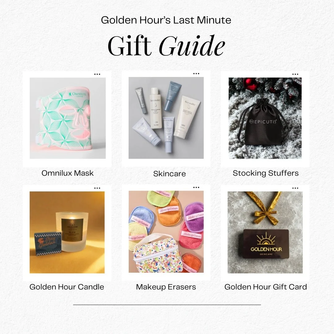 Last minute shopping, but make it golden ✨

Glow worthy gifts waiting for you at Golden Hour. We will only be closed Christmas eve and Christmas Day so come and shop with us 🎁🎄

#holiday #giftguide #giftideas #austin #esthetician