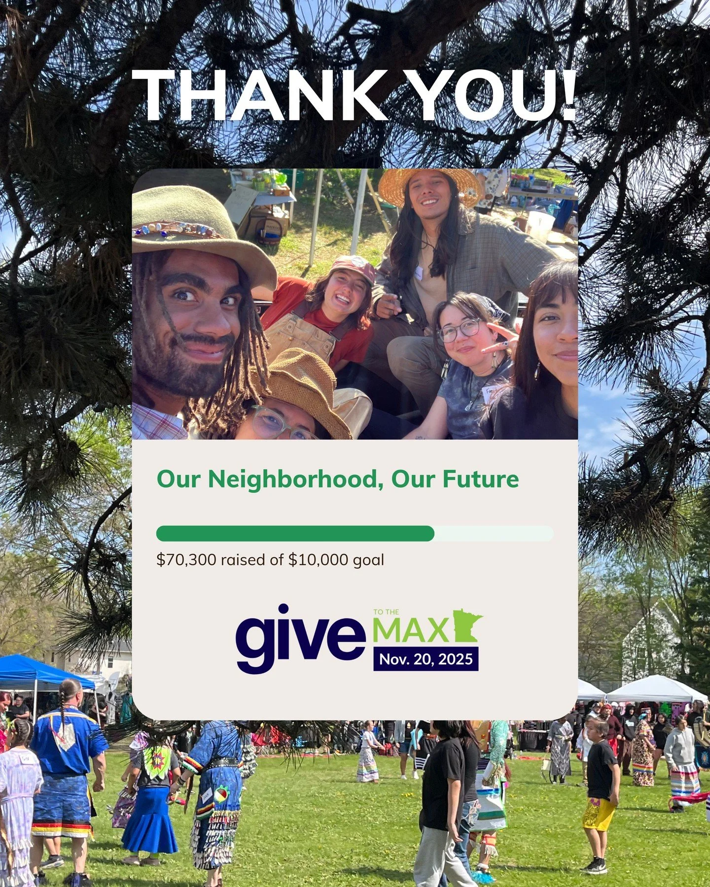 Final hour. Endless gratitude. 💛
Your gifts today have been powerful &mdash; and there&rsquo;s still time to double your impact.

If you&rsquo;re able, this is the moment. Let&rsquo;s finish strong, together.

#GiveToTheMax #OurNeighborhoodOurFuture