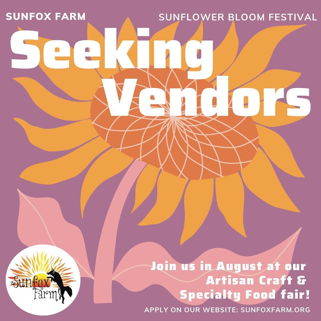 If you&rsquo;re a small business owner, crafter, creator, or artisan vendor, you don&rsquo;t want to miss this opportunity! We have released the vendor application for our 2024 Sunflower Bloom Festival. We love meeting and supporting new local small 