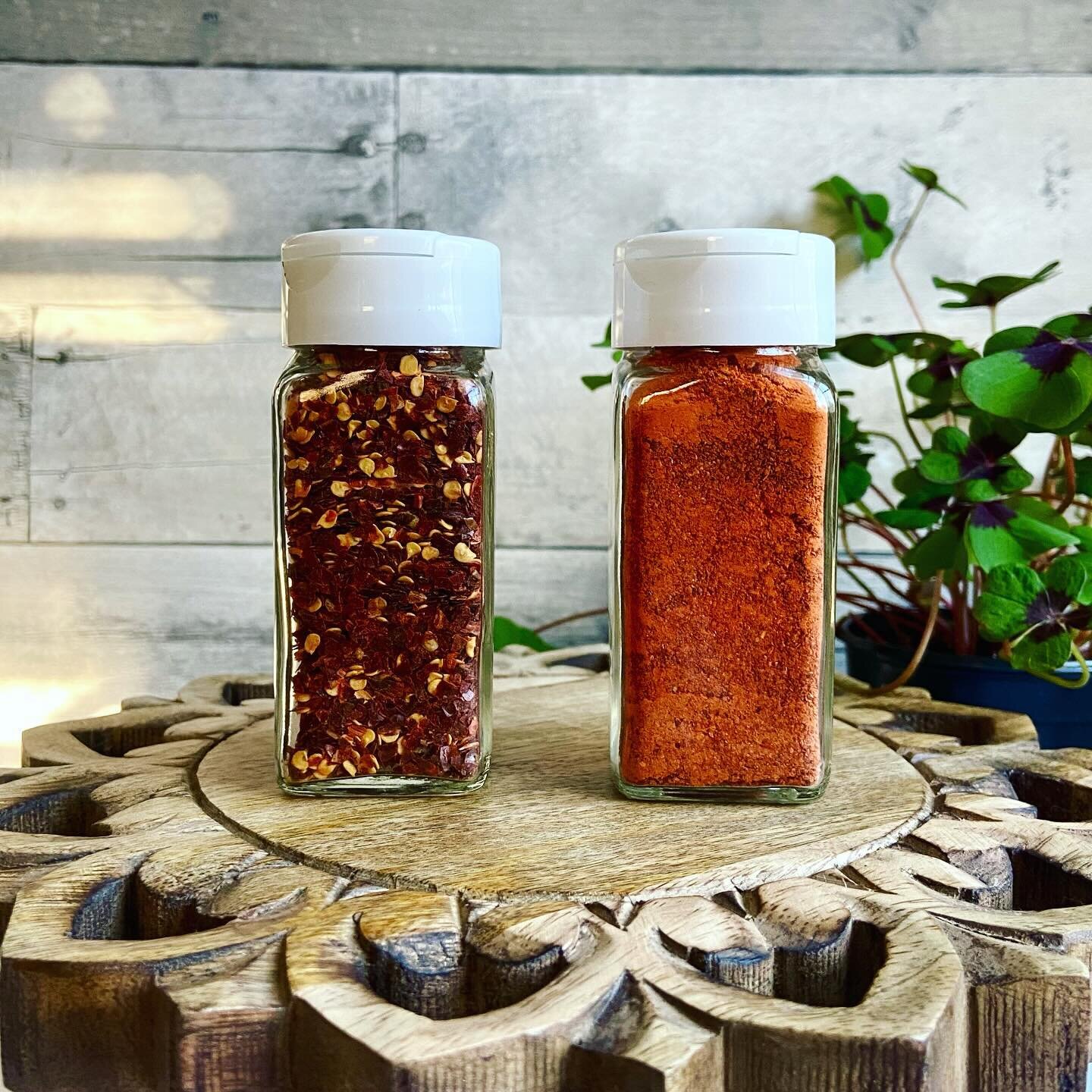 A difference you can see! Throw out that old and dull crushed red pepper in the pantry and grab yourself a fresh jar from Sunfox Farm! www.sunfoxfarm.org