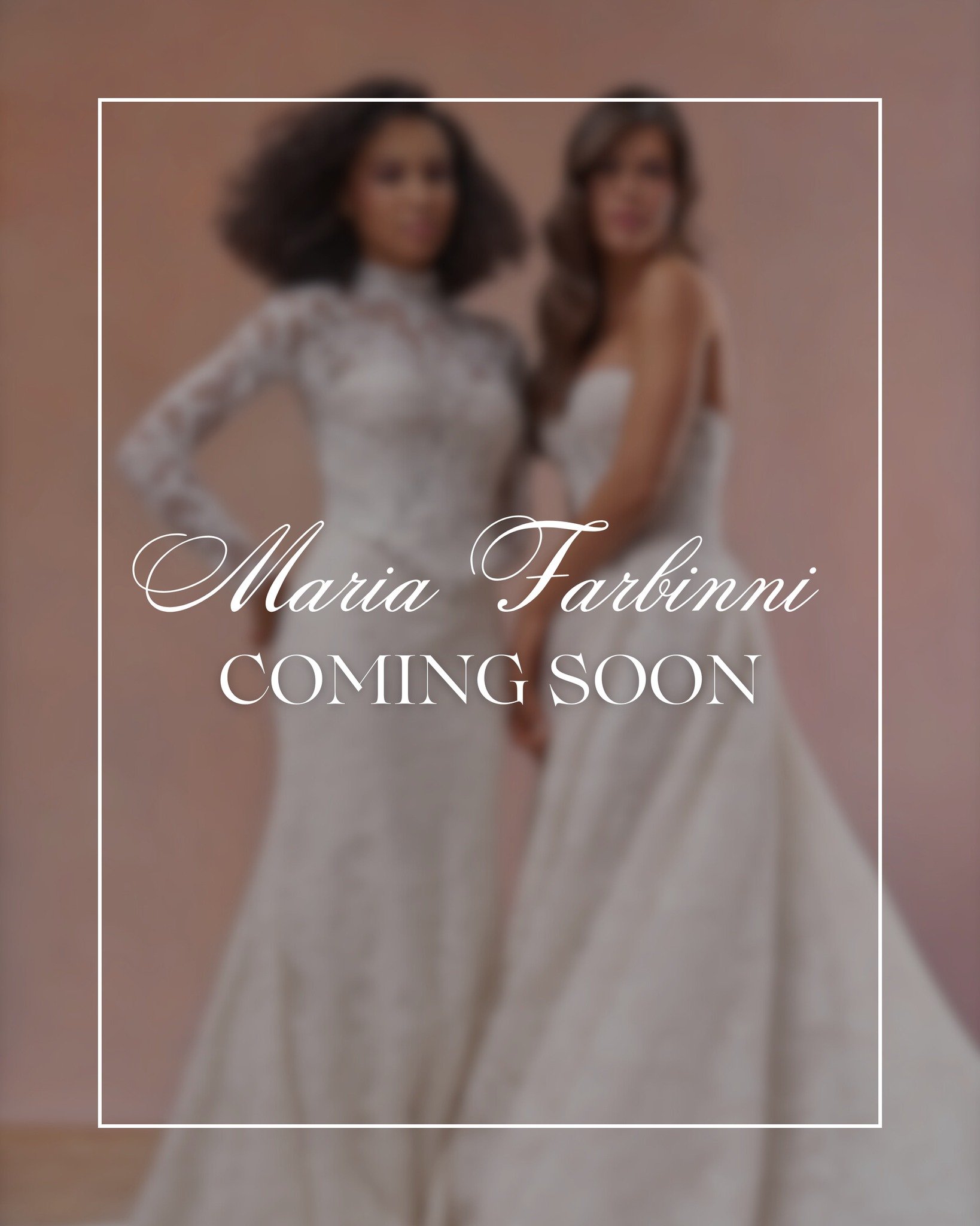 Coming soon, Maria Farbinni. Renee, Madlen, Frida, and Charlotte are almost here!

#MariaFarbinni #SayYesToTheDress #New #princetonbridal #weddinginspo #bridal #Princeton #love