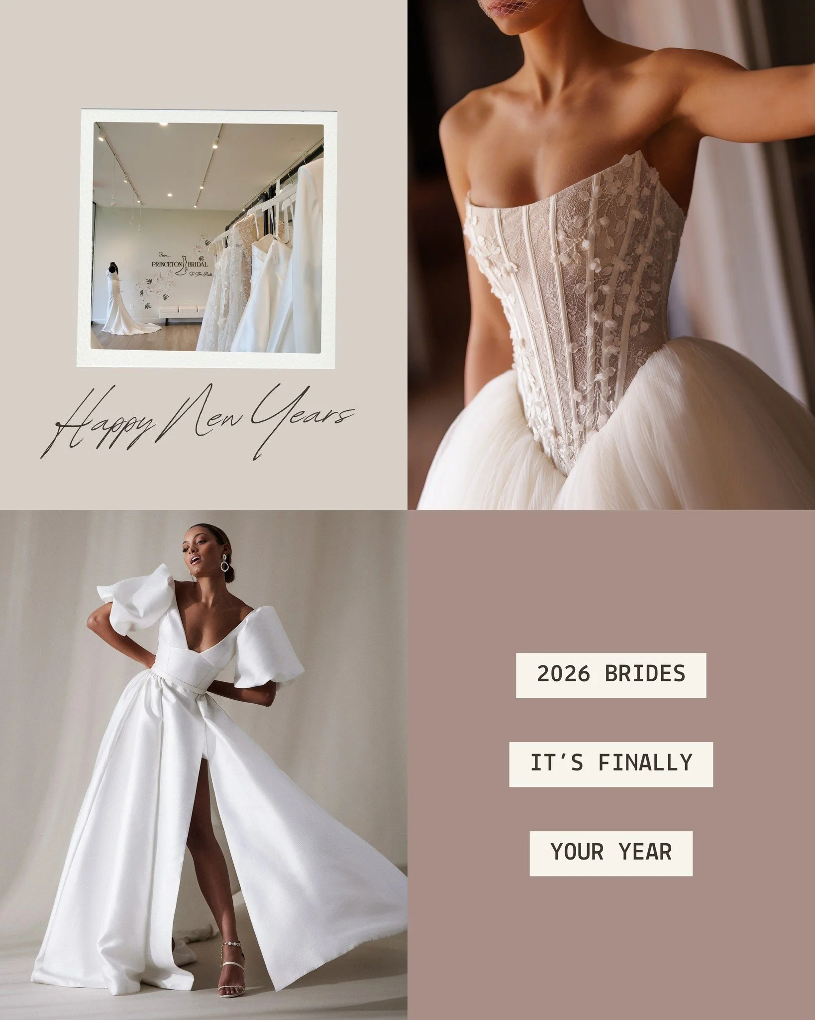 2026 brides, it&rsquo;s finally your year 🤍
Happy New Year! We can&rsquo;t wait to help you find the dress.

#SayYesToTheDress #New #princetonbridal #weddinginspo #bridal #Princeton #love