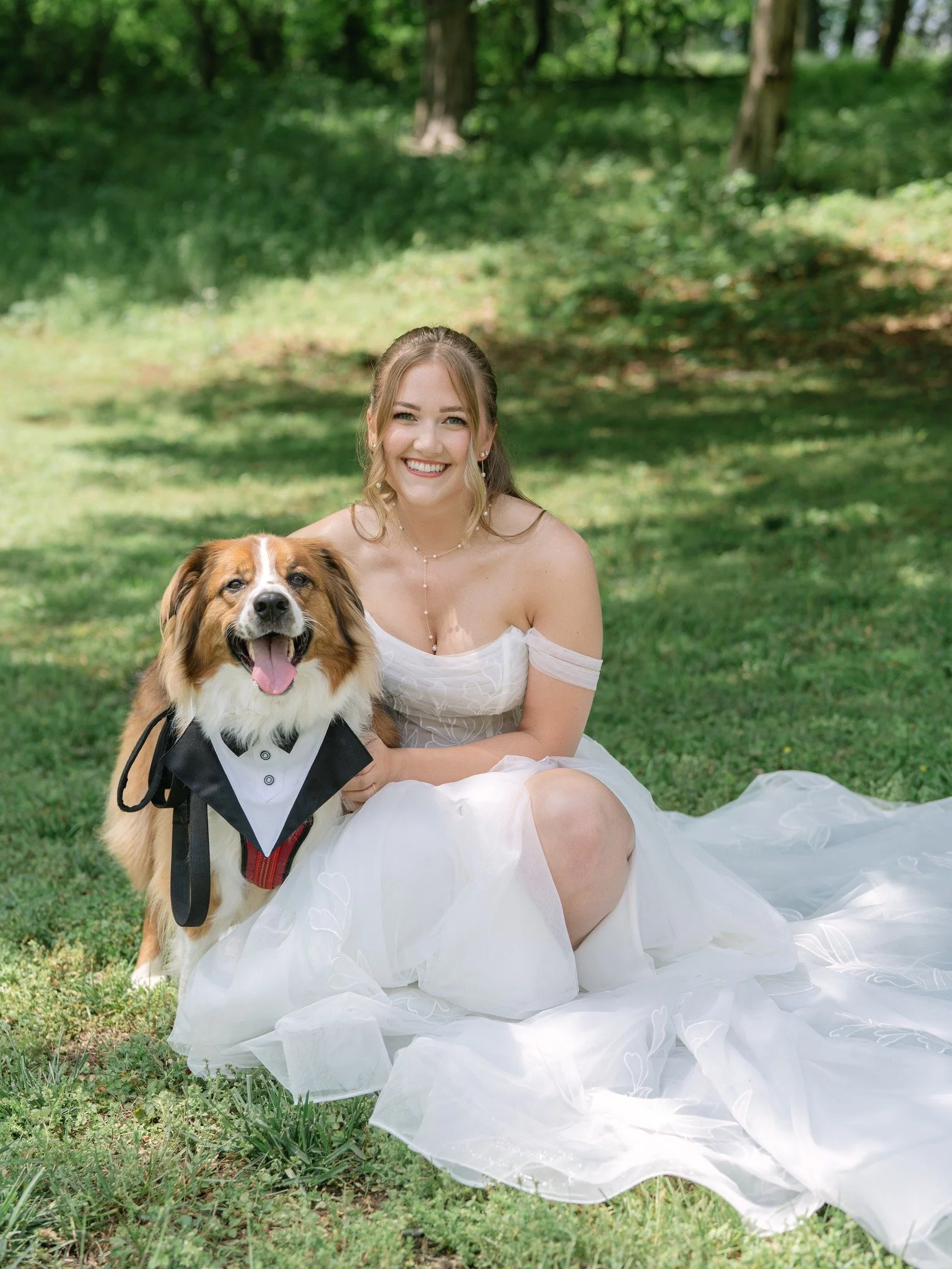 Our beautiful brides and their fur babies! Because every love story is better with a little extra fur, cuddles, and unconditional support along the way.

#SayYesToTheDress #New #princetonbridal #weddinginspo #bridal #Princeton #love