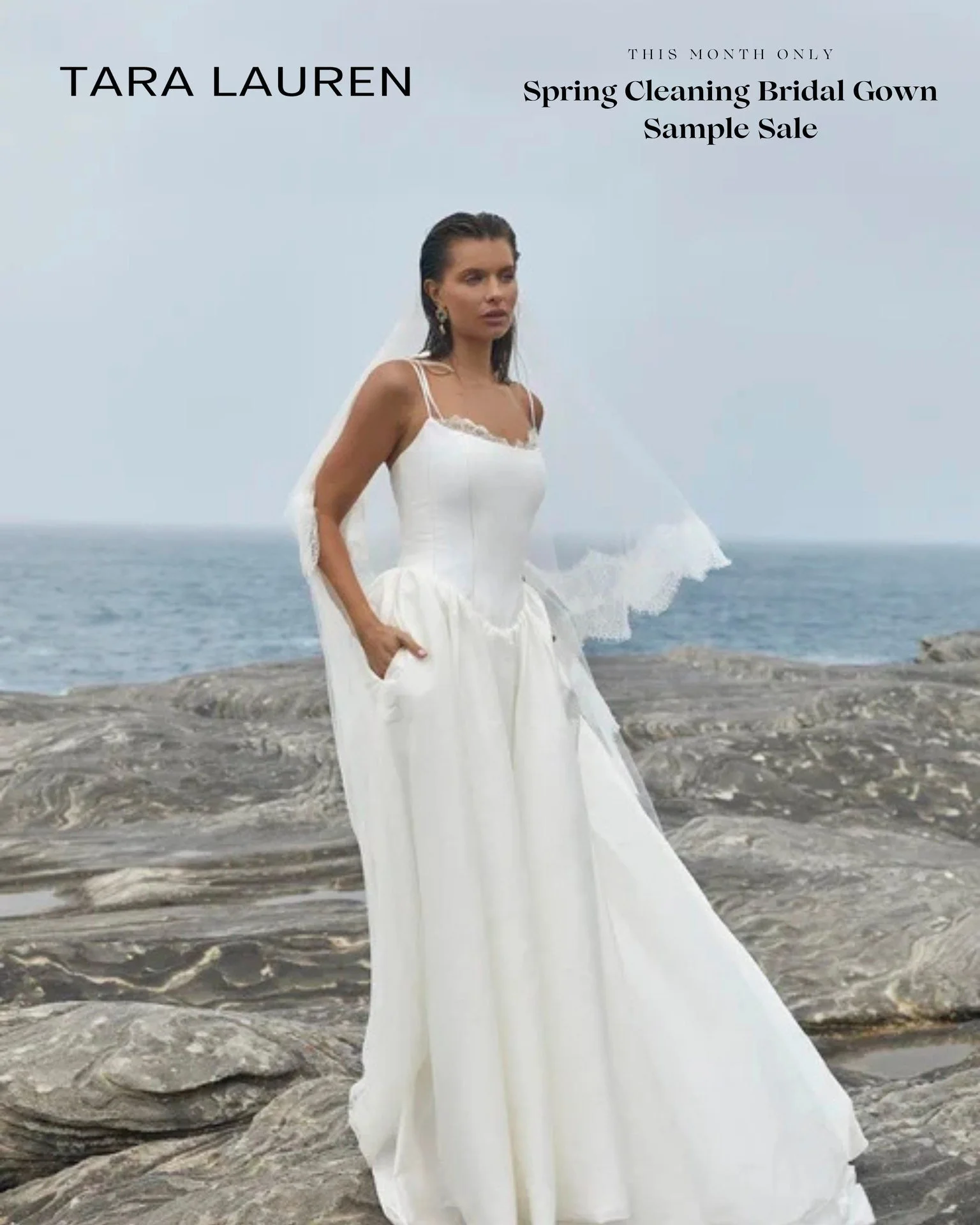 Spring Cleaning Sample Sale, Tara Lauren. A few of our Tara Lauren gowns are part of the sale this month, with pieces marked 40-60% off. Soft, effortless, and even better in person!

#SampleSale #SayYesToTheDress #New #princetonbridal #weddinginspo #