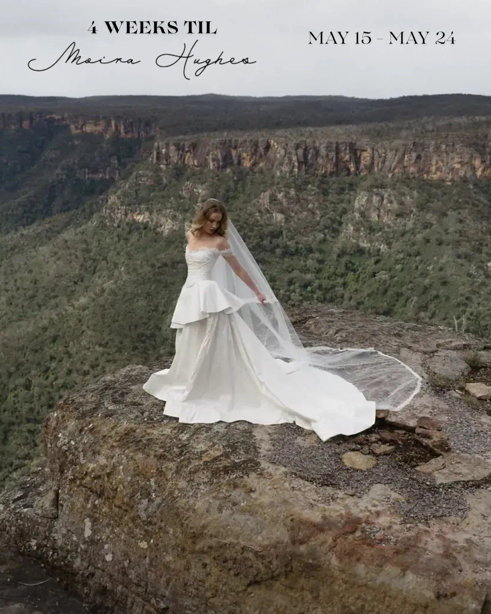 Moira Hughes Trunk Show starts in 4 weeks! Beginning May 15th, we&rsquo;ll be the first in the US to debut her newest collection.

#SayYesToTheDress #New #princetonbridal #weddinginspo #bridal #Princeton #love